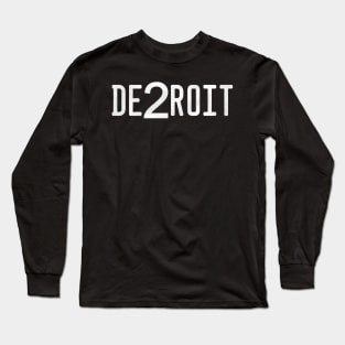 DE2ROIT *Detroiters* Long Sleeve T-Shirt